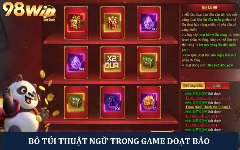 Thuật ngữ người chơi nên bỏ túi trong game đoạt bảo